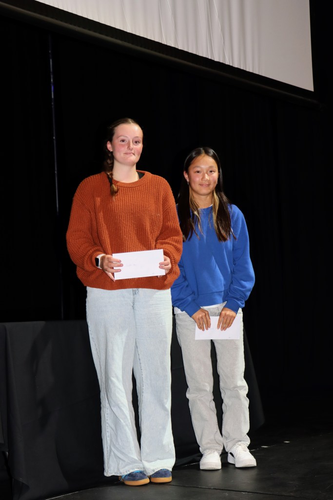 A photo of Scarlett Amos and Michaela Yoon